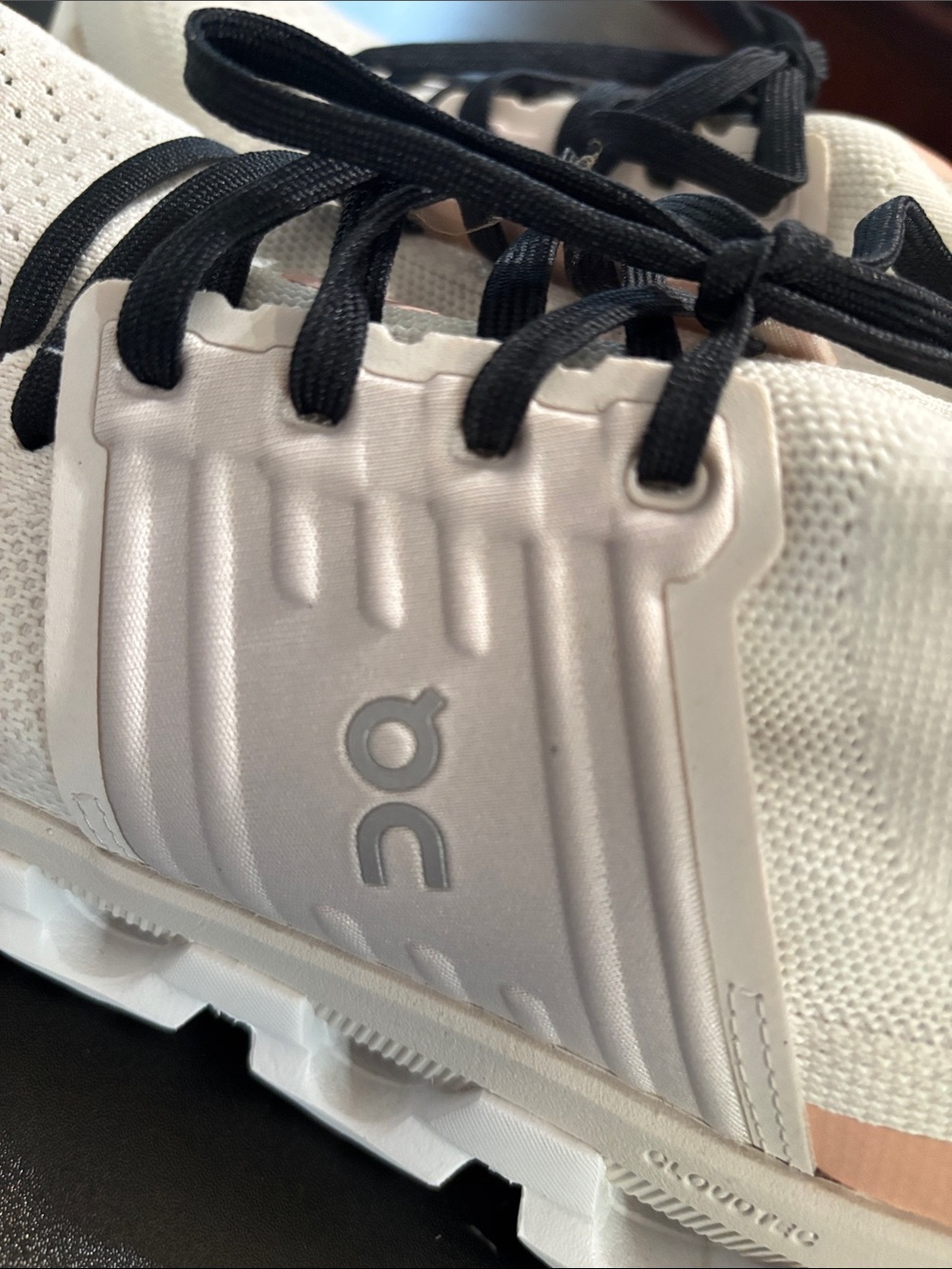 On Cloudswift 3 Light Pink and white Women's Athletic Running Shoes - Picture 5 of 9